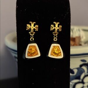 Gorgeous Cross Enamel Earrings!